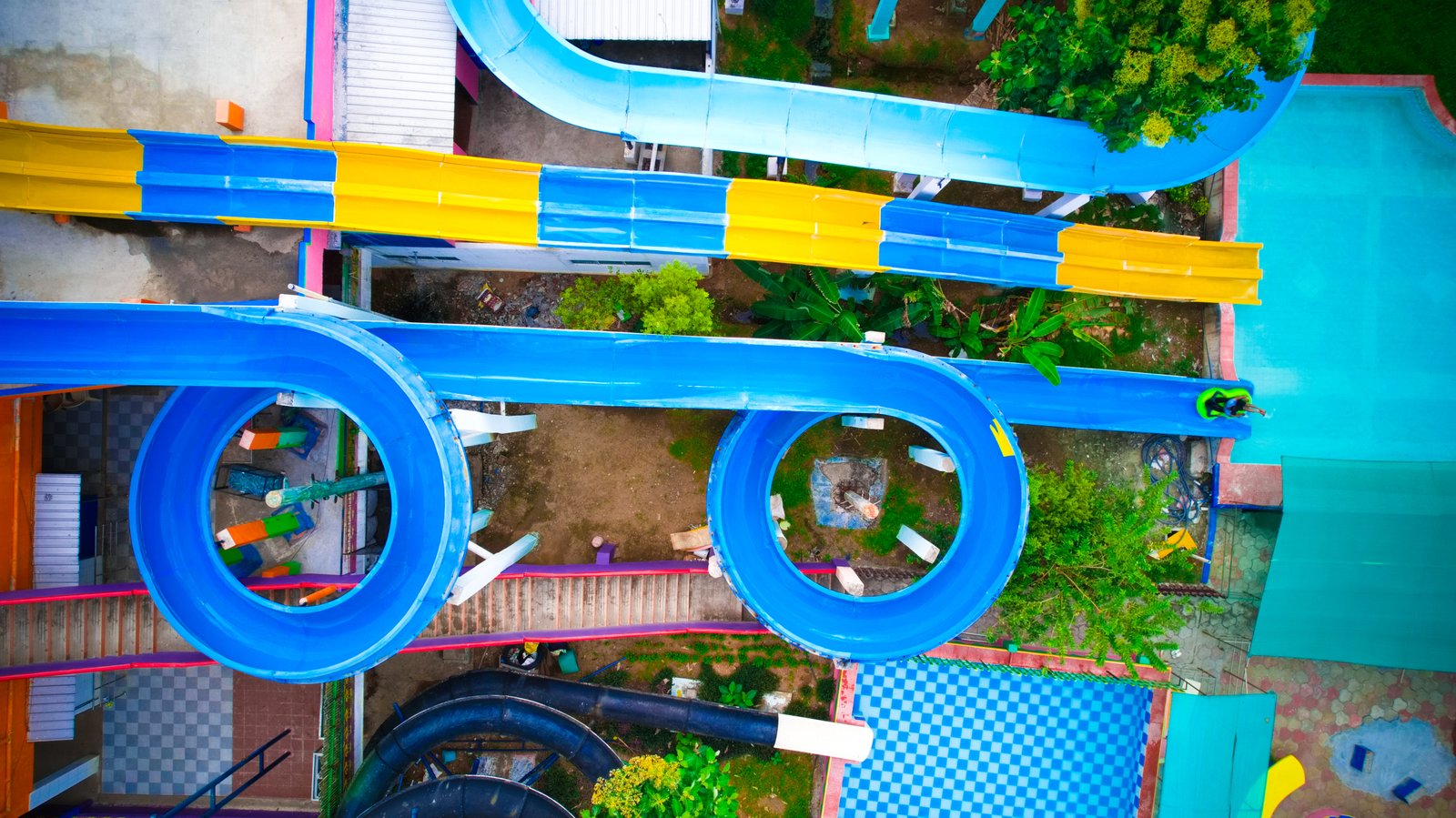 Sprial Slide (Blue) (Tube)